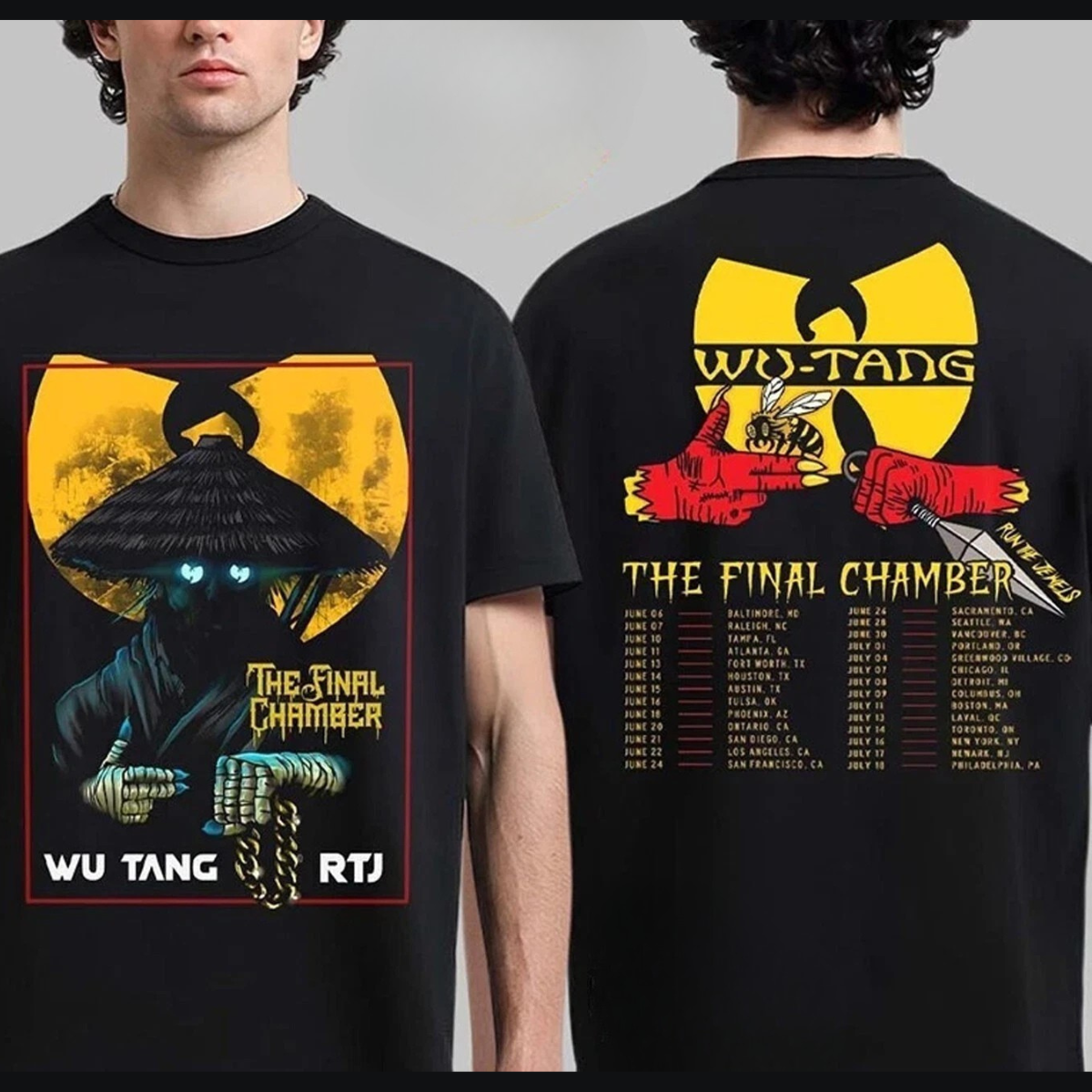 The Final Chamber Wu Tang Forever Tour 2025 Infinity Two Sided Shirt