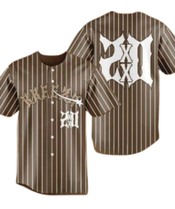 Chris Brown XX Breezy Bowl 20 Special Baseball Jersey
