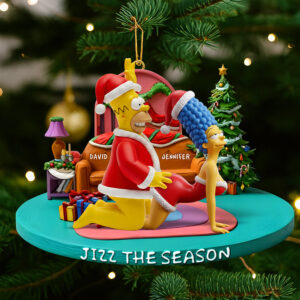 Mischievous Couple Fun Christmas Ornament – Personalized Gifts For Couple 02qhqn160925