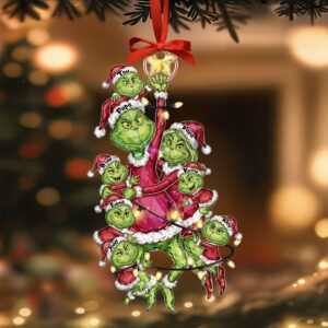 Mischievous Family Tree Ornament, Personalized Gifts For Family 02qhti220925