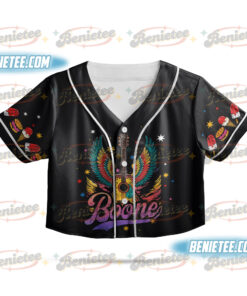 Alternative view of Benny's Moonbeam Ice Cream Truck - Benson Boone Croptop Baseball