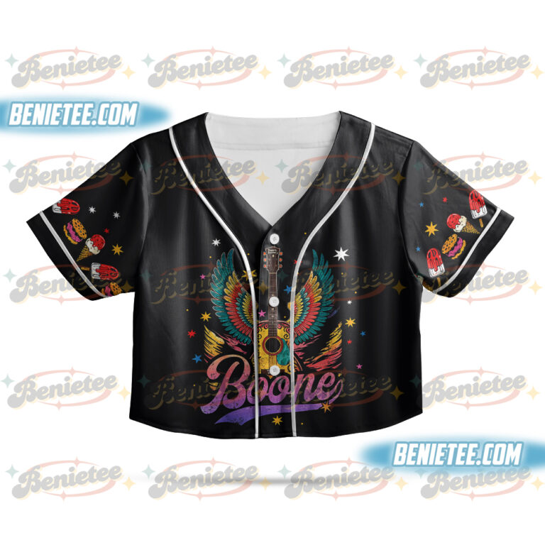 Alternative view of Benny's Moonbeam Ice Cream Truck - Benson Boone Croptop Baseball