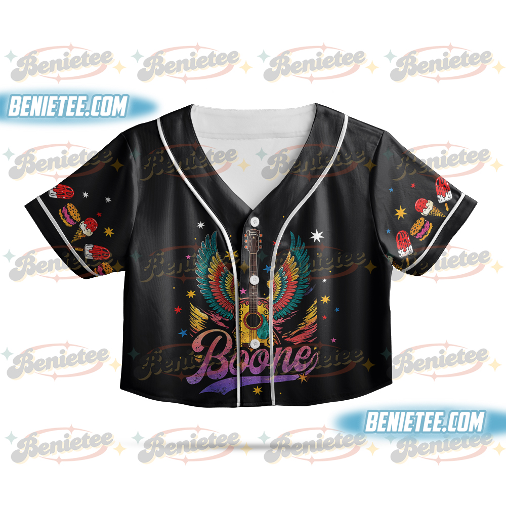 Benny's Moonbeam Ice Cream Truck - Benson Boone Croptop Baseball - Image 2