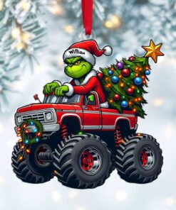The Grinch Ornament, Merry Grinchmas Ornament, The Grinch Monster Christmas Ornament