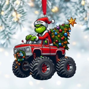 The Grinch Ornament, Merry Grinchmas Ornament, The Grinch Monster Christmas Ornament