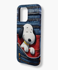 Alternative view of Cute Snoopy Case Phone, Snoopy Retro Cartoon Phone Case