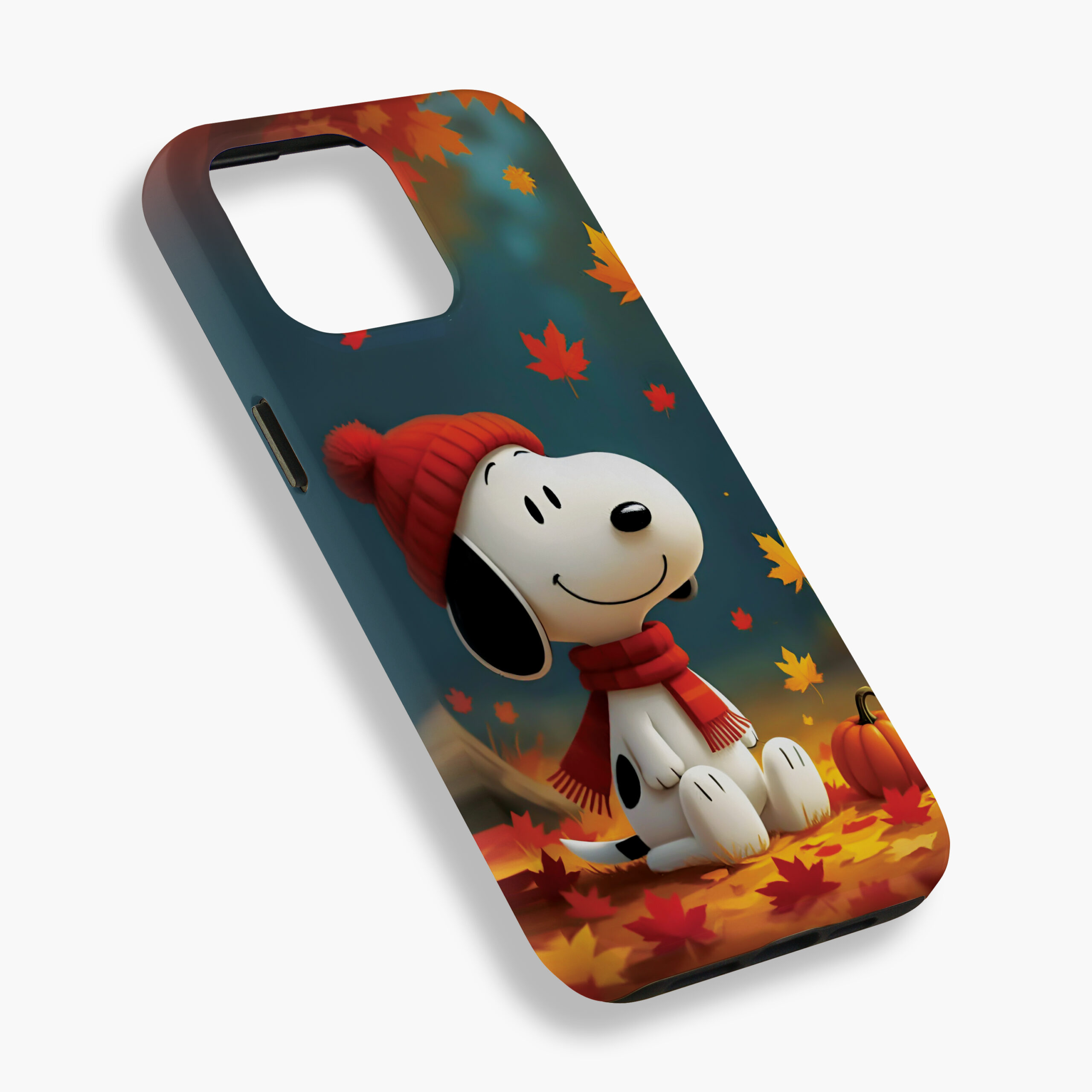 Snoopy Tough Phone Case, Snoopy Fall Design Case Phone - Image 6