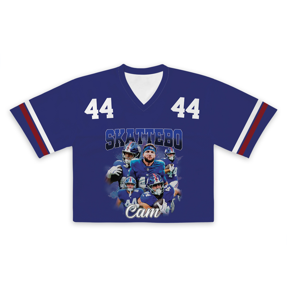 Cam Skattebo Crotop Mesh Football, New York Game Day Crotop Mesh Football - Image 2