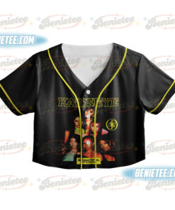 Alternative view of Katseye Merch Beautiful Chaos Baseball Croptop Graphic T-shirt