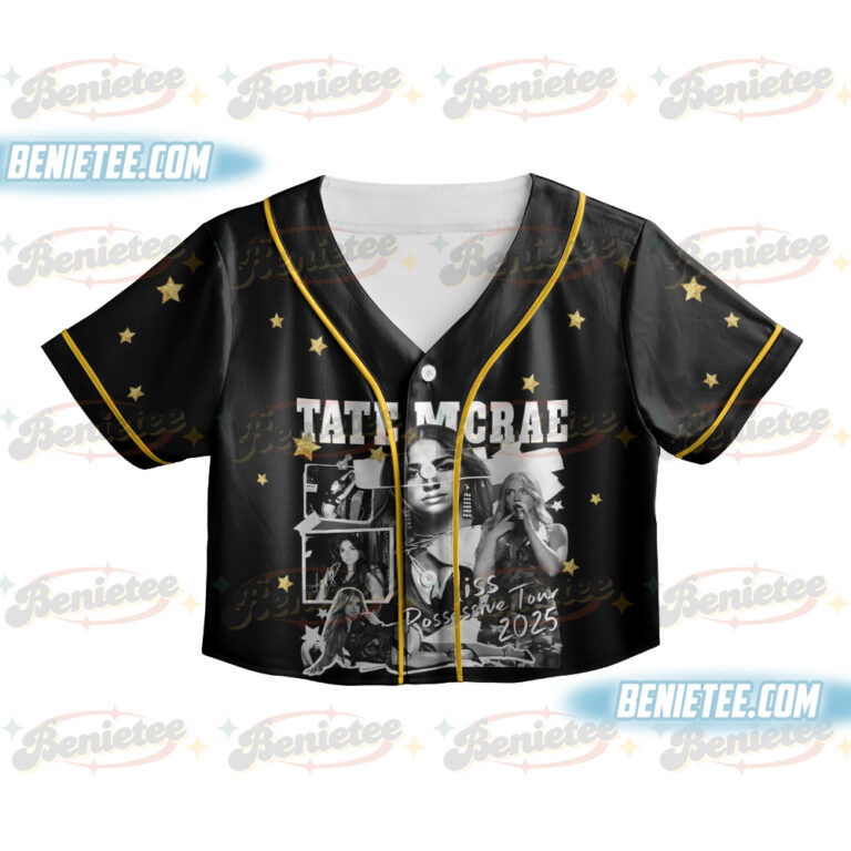 Alternative view of Tate McRae Merch, Tate McRae Baseball Jersey, Tate Mcrae Fan