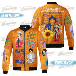 Benson Boone Music Tour 2025 Bomber Jacket
