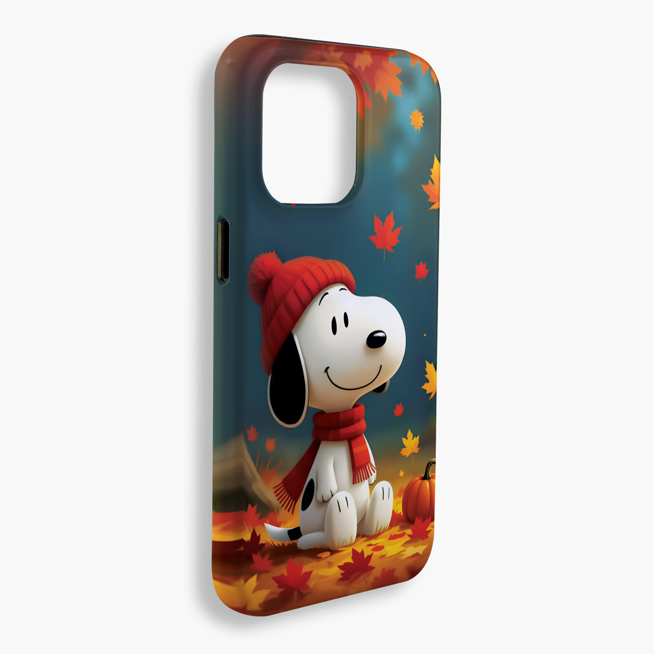 Snoopy Tough Phone Case, Snoopy Fall Design Case Phone - Image 4