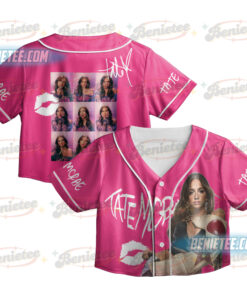 Tate McRae Pop Music Singer Collage Baseball Jersey