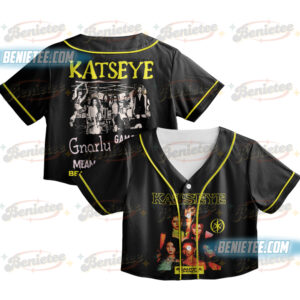 Katseye Merch Beautiful Chaos Baseball Croptop Graphic T-shirt