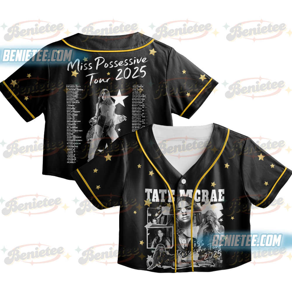 Tate McRae Merch, Tate McRae Baseball Jersey, Tate Mcrae Fan