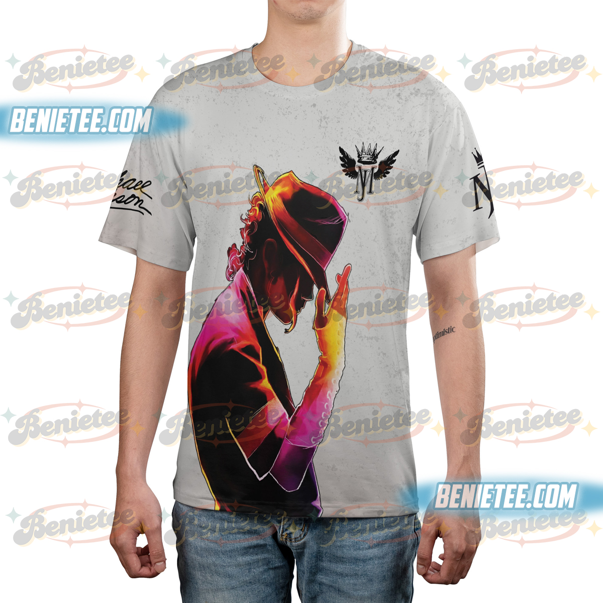 Michael Jackson King Of Pop New 3D Shirt - Image 2