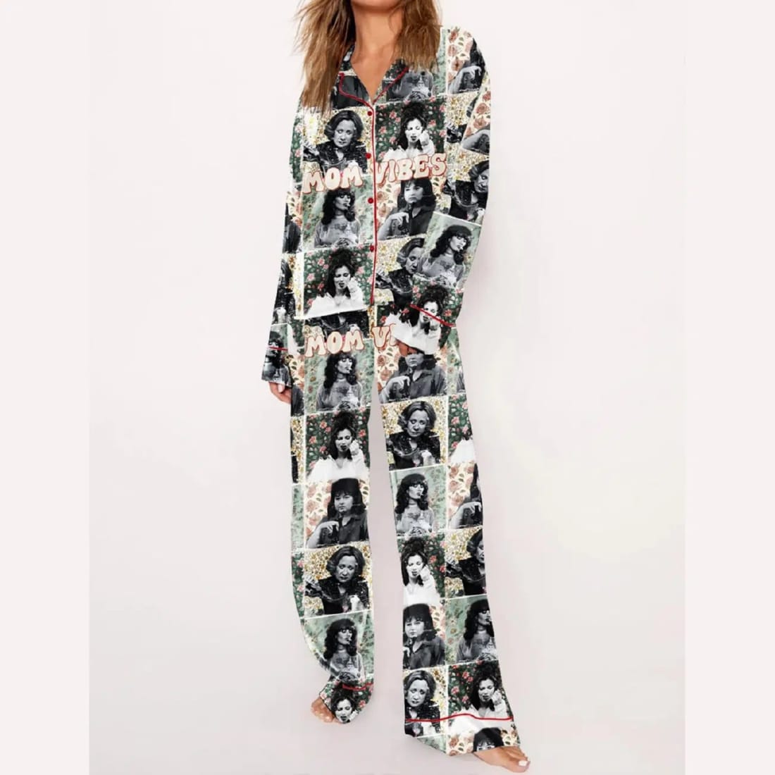 Mom Vibes Pajama Set - Image 2