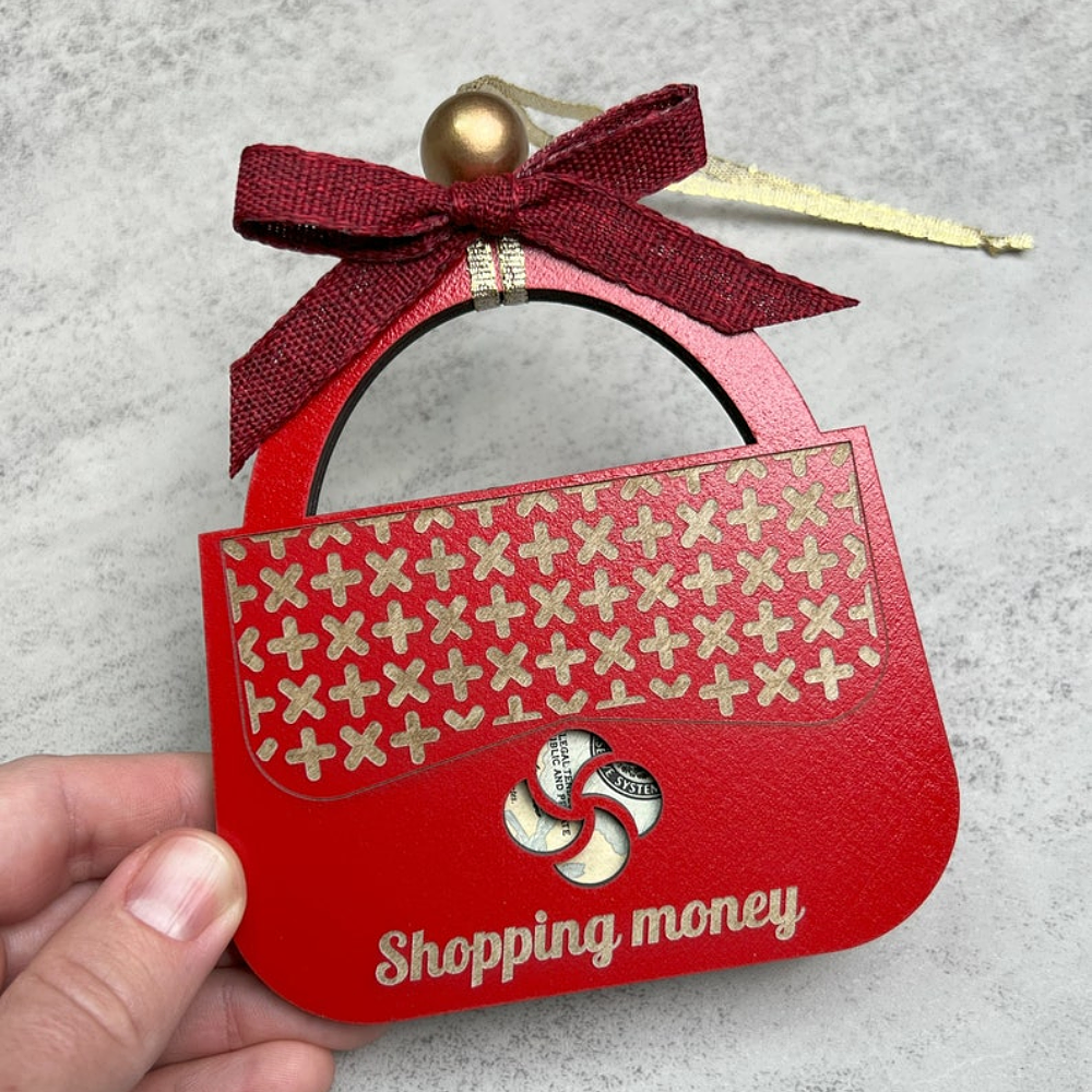 Money Holder Christmas Wooden Ornament 51acxx280824