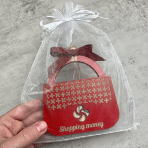 Alternative view of Money Holder Christmas Wooden Ornament 51acxx280824