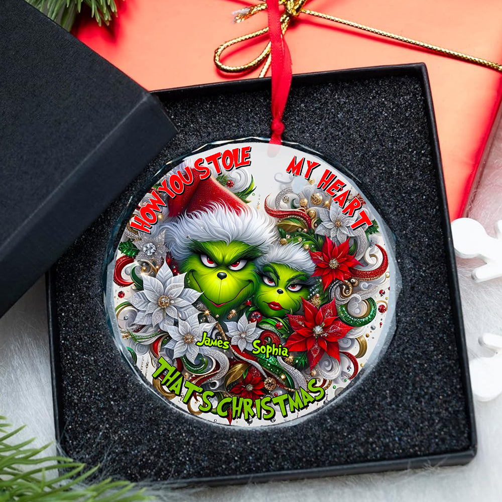 Monster Couple Christmas Ornament - Personalized Gifts For Couple