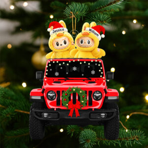 Alternative view of Monster Duck Off-road Christmas Ornament, Personalized Gifts For Off-road Lovers 02qhqn090925