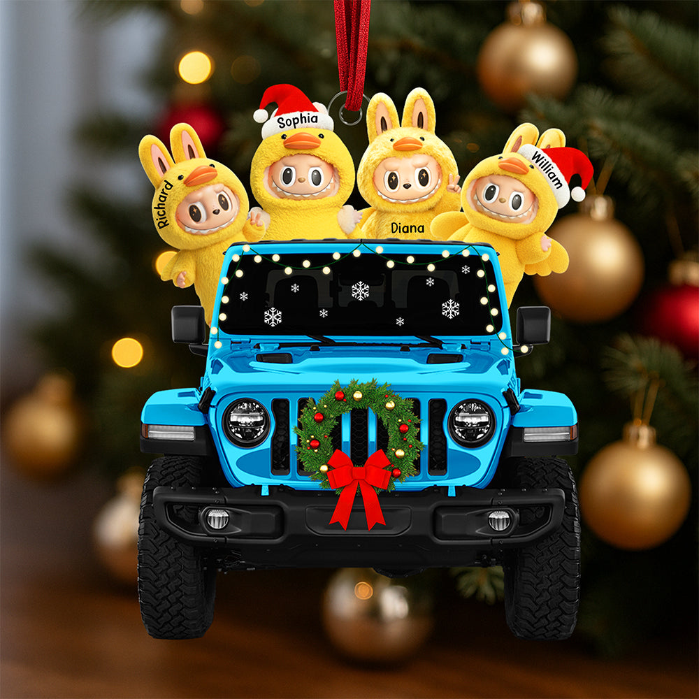 Monster Duck Off-road Christmas Ornament, Personalized Gifts For Off-road Lovers 02qhqn090925