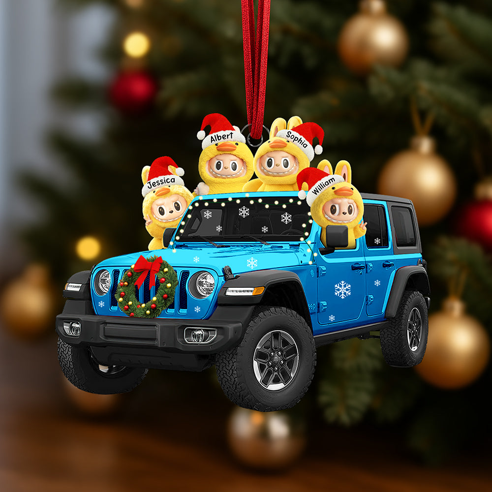 Monster Duck Off-road Christmas Ornament, Personalized Gifts For Off-road Lovers 03qhqn090925