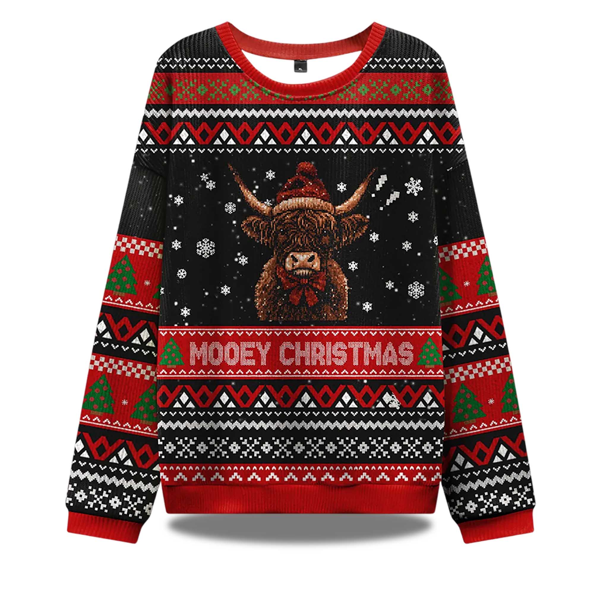 Mooey Christmas Ugly Sweater
