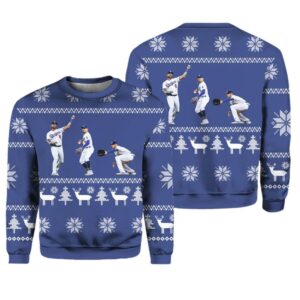 Mookie Freddie And David Dodger Ugly Christmas Sweater - Grishko.com