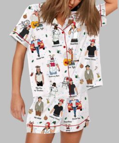 Morgan Wallen Christmas Music Lover Pajama Set