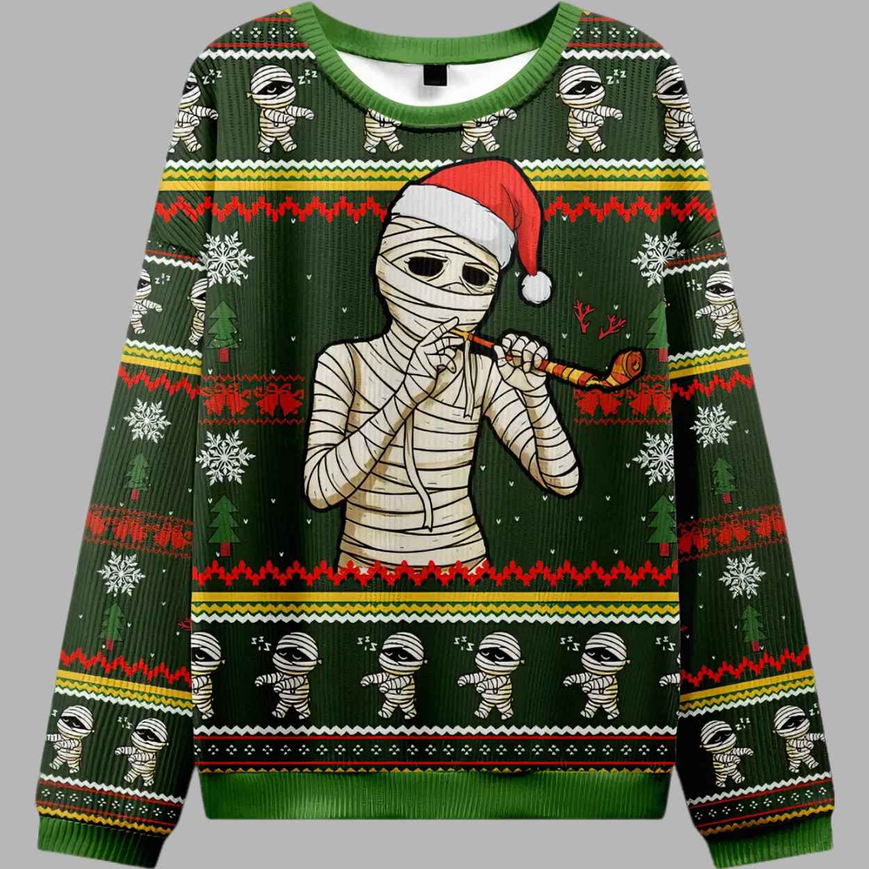 Mummy Funny Holiday Ugly Christmas Sweater - gullprint.com