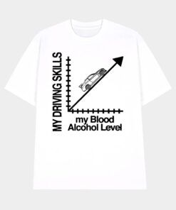My Driving Skills My Blood Alcohol Level Shirt
