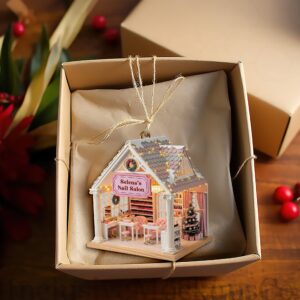 Alternative view of Nail Salon Miniature Acrylic Ornament - Personalized Gifts For Her 06PGLU241025