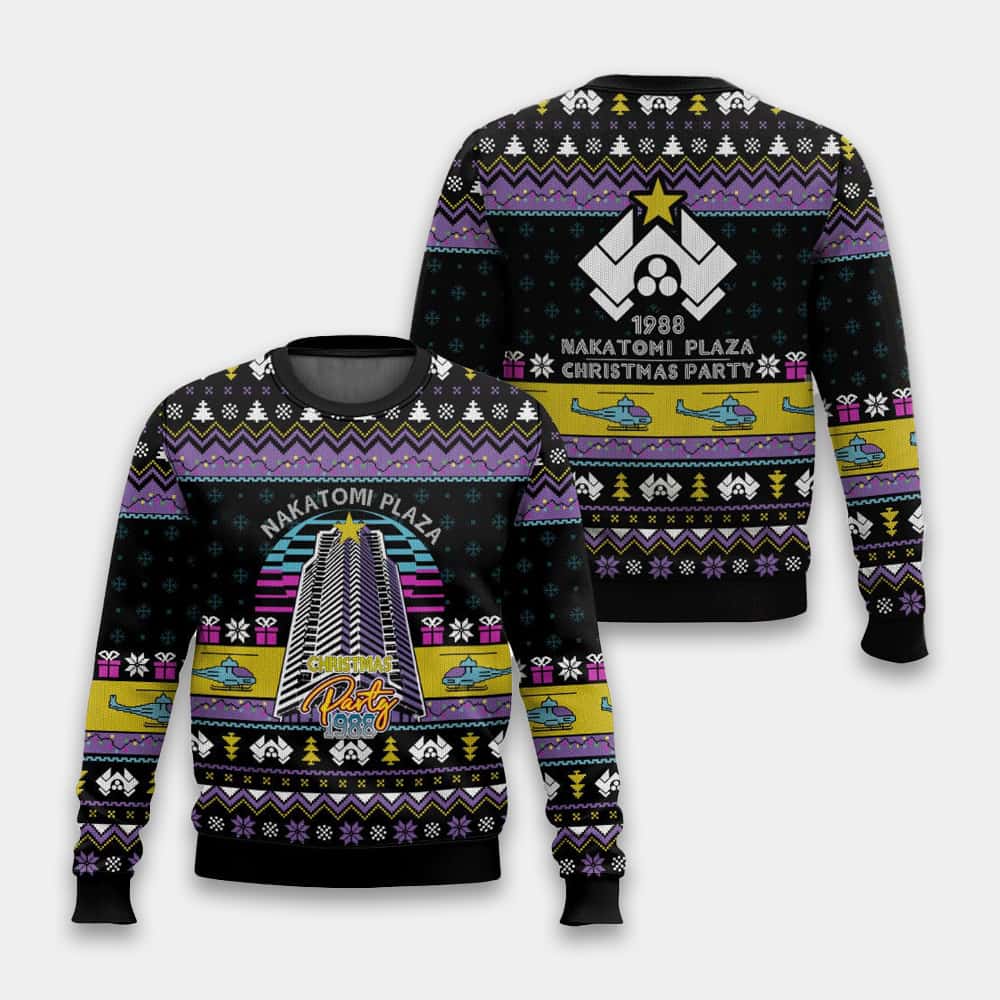 Nakatomi Plaza Christmas Party 1988 Ugly Sweater