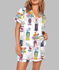 Narragansett Beer Art Rhode Island Print Pajama Set