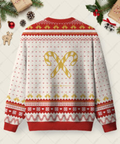 Alternative view of National Anti-Caroling Club Ugly Christmas Fuzzy Fleece Sweatshirt