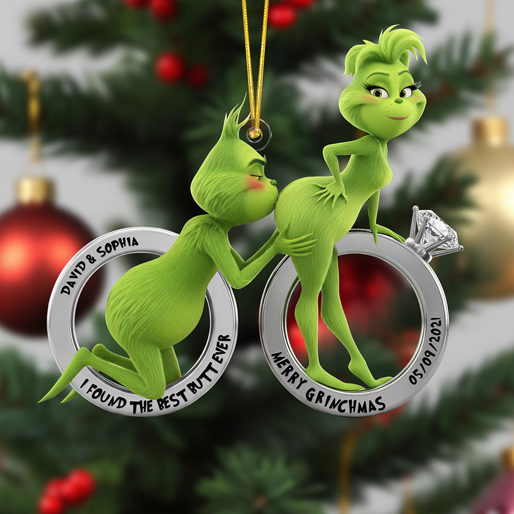 Naughty Couple Christmas Ornament - Personalized Gifts For Couple 05ohqn120925 - Image 3