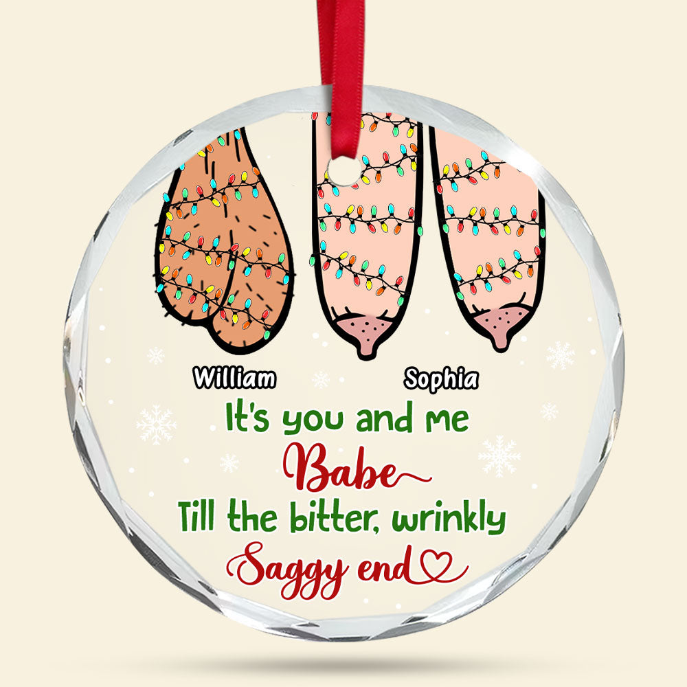 Naughty Couple Ornament - Booty & D*ck -Personalized Gifts For Wife, Girlfriend - Image 3