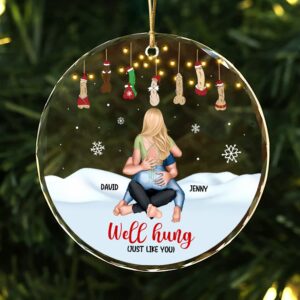 Naughty Couple Ornament - D*ck Light - Personalized Gifts For Couple
