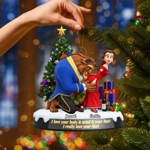 Alternative view of Naughty Couple Ornament - Personalized Gifts For Couple 03ohta090925