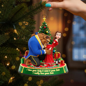 Naughty Couple Ornament - Personalized Gifts For Couple 03ohta090925