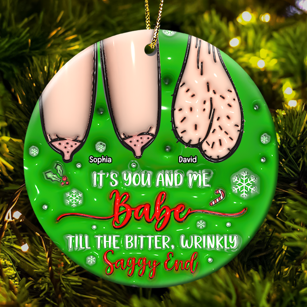 Naughty Couple Ornament - Personalized Gifts For Couple