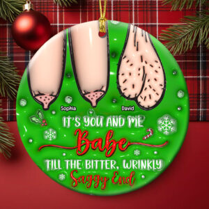 Alternative view of Naughty Couple Ornament - Personalized Gifts For Couple