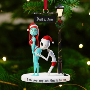 Alternative view of Naughty Lover Acrylic Ornament - Personalized Gift For Couples 05OHDT061125