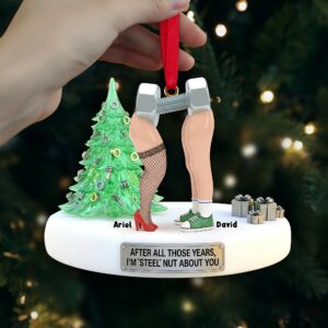 Naughty Nut and Screw Couple Ornament - Personalized Gifts For Couples 01OHLU101125
