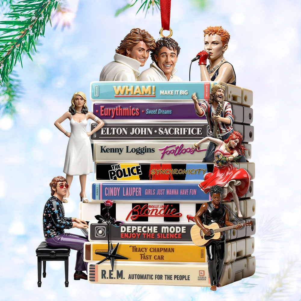 New Wave Geek Acrylic Ornament, Personalized Gift For Gen X and Gen Y 03QHTI031125