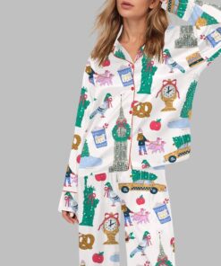 New York City Christmas Pajama Set For Women