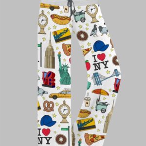 Alternative view of New York City Contrast Wide Leg Pants