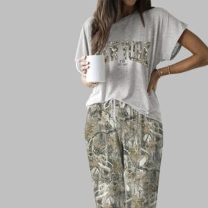 Alternative view of New York Street Camouflage Casual Pajama Set For Women