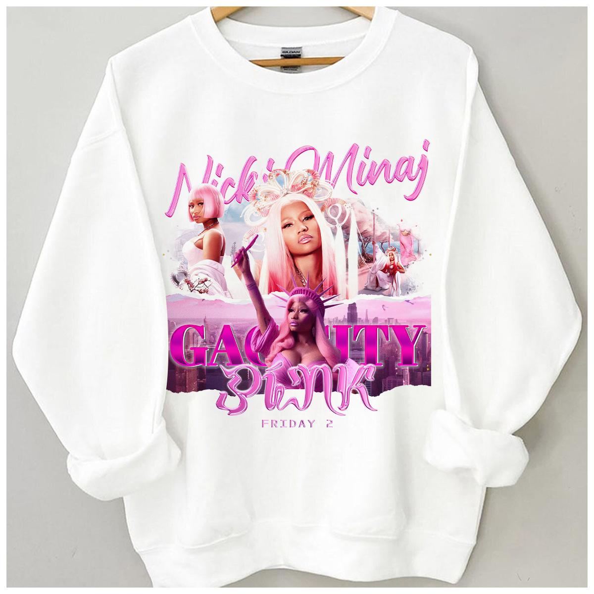 Nicki Minaj Rap Music Shirt, Pink Friday 2 Tour 2024 Sweatshirt - Image 5